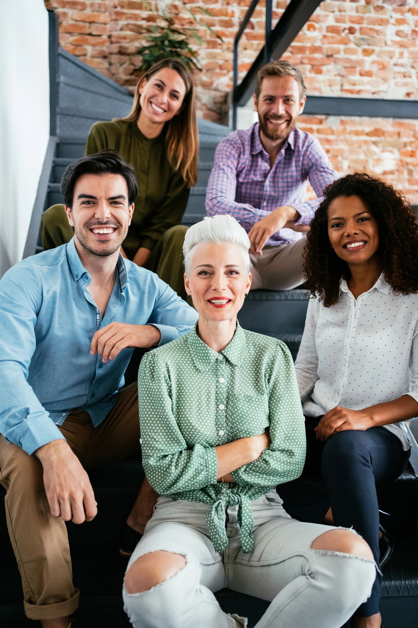 Professional hospitality advisory team in a modern office